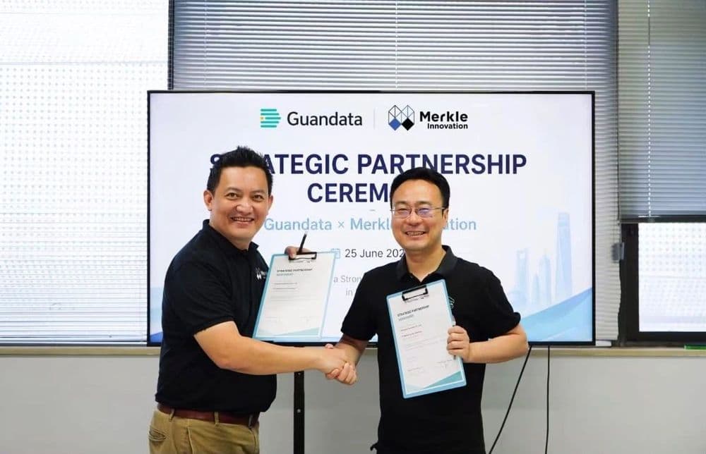 Merkle Innovation Technology Announces Strategic Partnership with Guandata